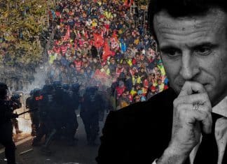 Protesta masiva en Francia contra reformas de Macron