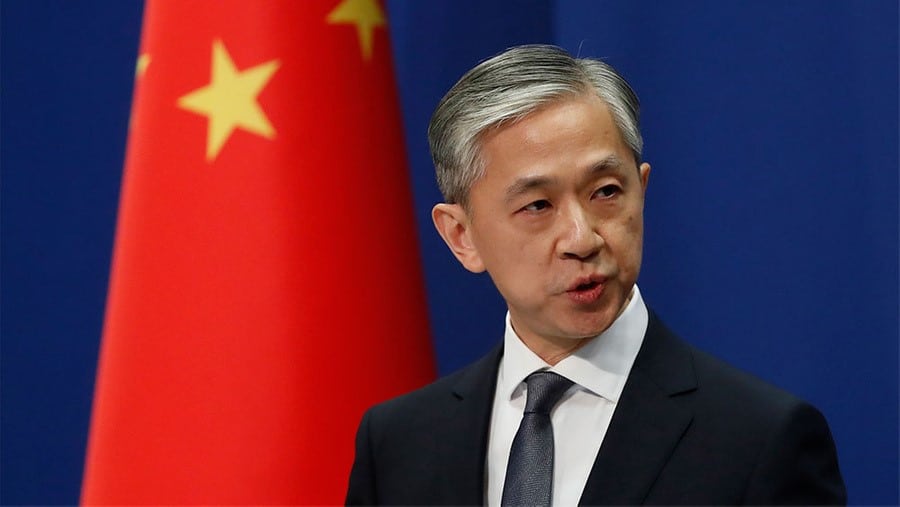 El portavoz del Ministerio de Exteriores de China, Wang Wenbin, aseguró que su país es defensor del orden internacional. Foto: Cancillería China