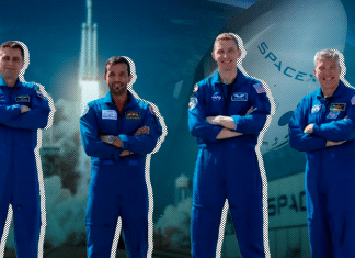 SpaceX launches crew into space SpaceX launches crew to space