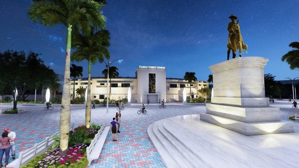 El Complejo estará ubicado frente a la Plaza Parque Dignidad Nacional” en Managua. FOTO: Alcaldía de Managua