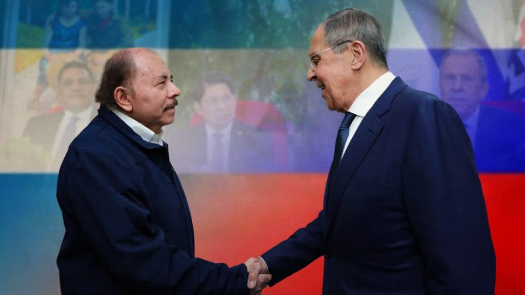 Daniel Ortega holds a meeting with the highest representative of Russian diplomacy