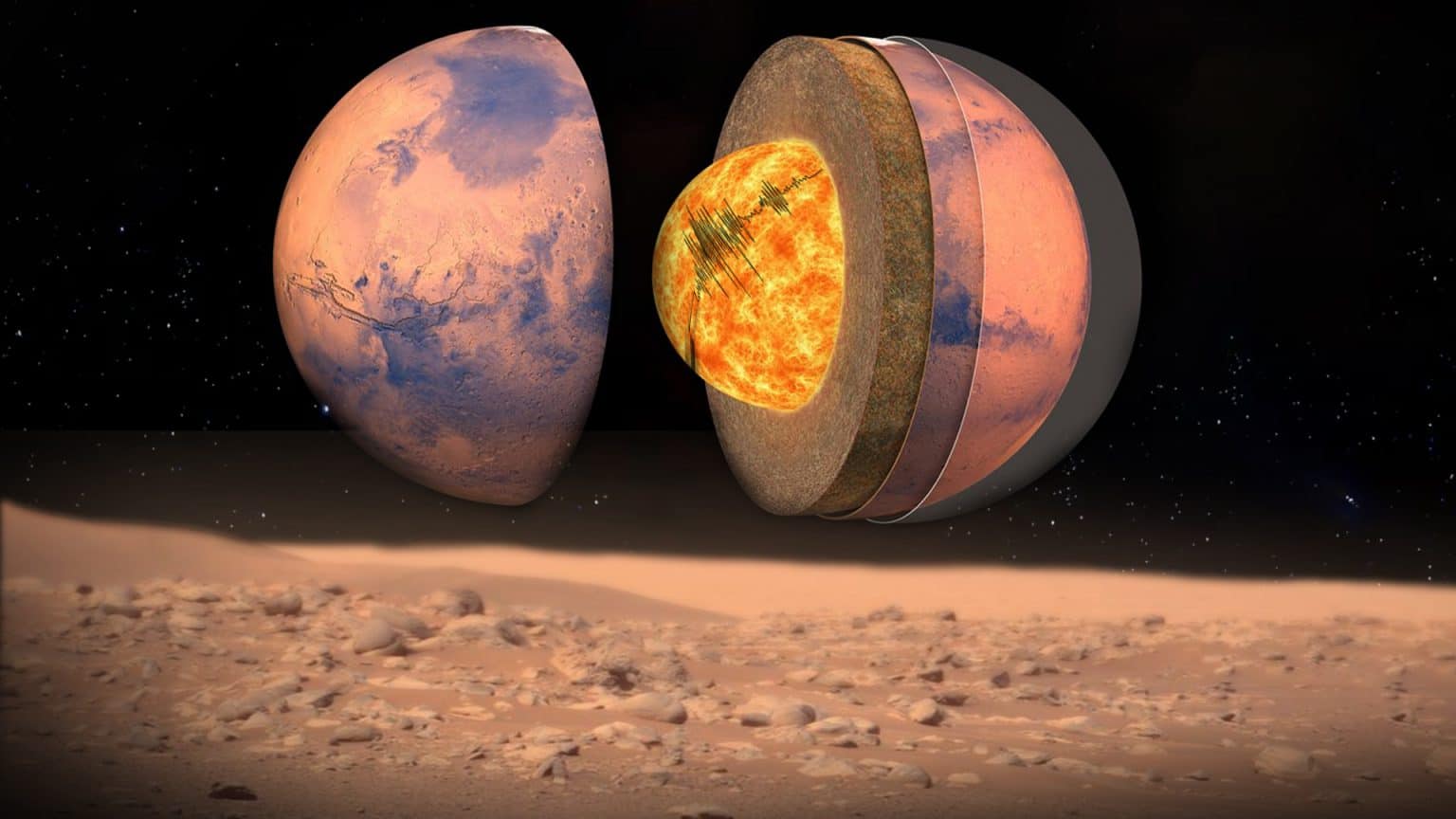 Seismic waves in Mars detected for the first time
