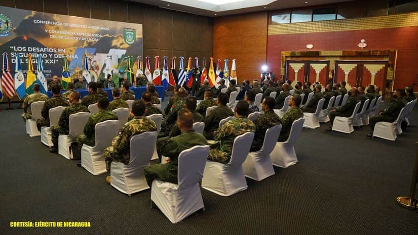 El Ejército de Nicaragua, recibió en su país a miembros de la Conferencia de los Ejércitos Americanos.