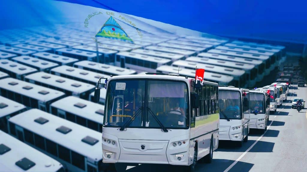 Nicaragua ahora cuenta con una moderna flota de autobuses cubriendo no solo la capital, sino los departamentos de todo el país.
