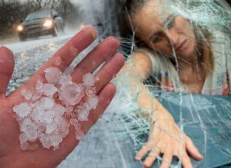 Hail storm in Spain Hail storm in Spain