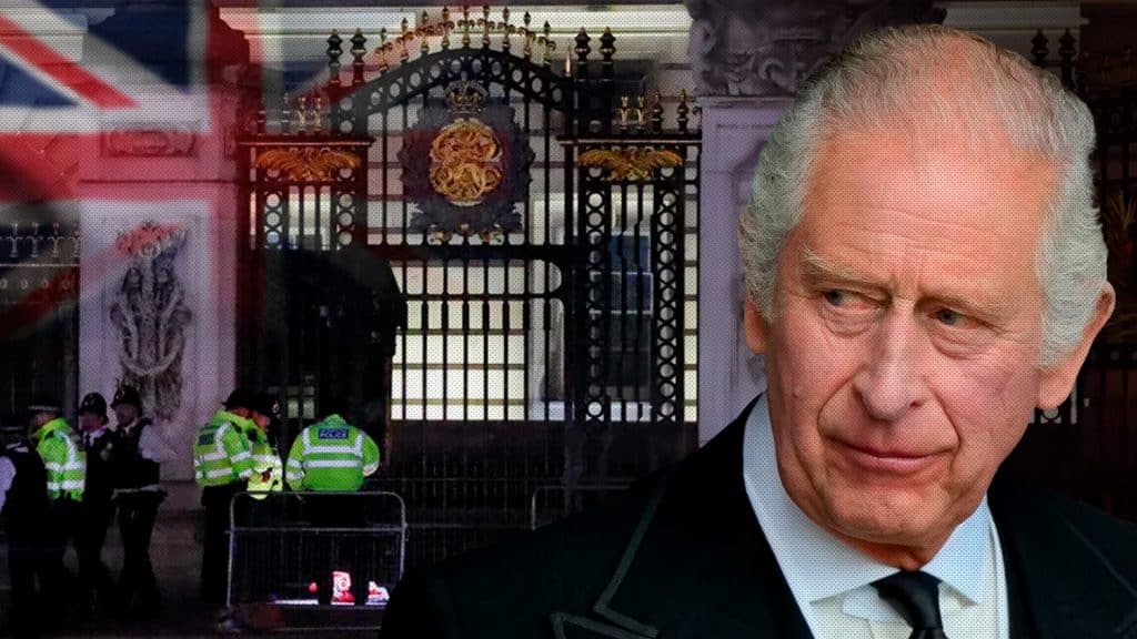 Man arrested outside Buckingham Palace