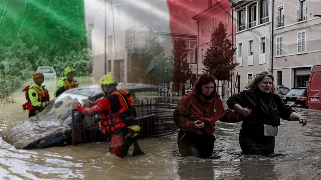 Las inundaciones y deslaves han dejado como saldo más de 36 mil personas evacuadas en Italia