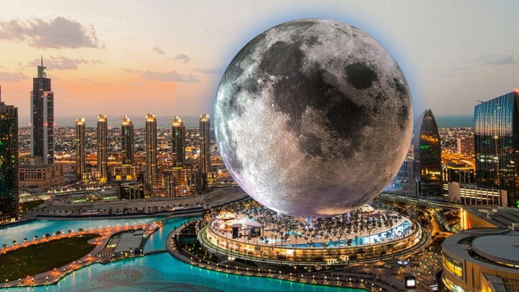 Dubái se prepara para construir una inmensa colonia en forma de Luna.