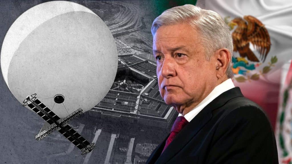 México negó a Estados Unidos el permiso de sobrevolar su espacio aéreo, para buscar supuesto globo espía de Asia.
