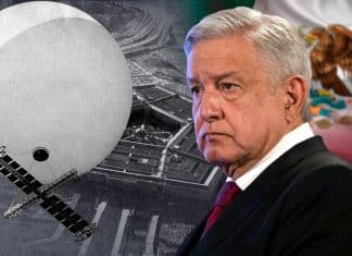 México niega a Estados Unidos el uso de su espacio aéreo para buscar supuesto globo espía