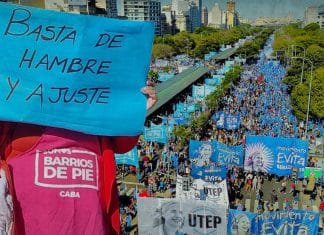 Argentina protagoniza amplias protestas contra el FMI