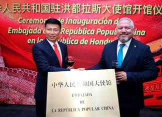 El gigante asiático consolida relaciones con Honduras con apertura de su embajada