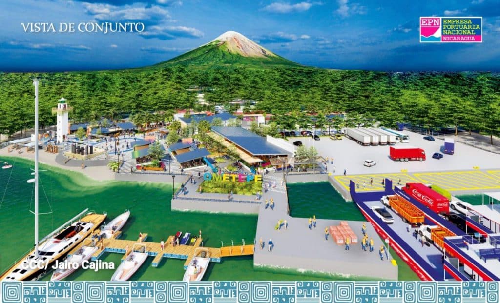 El ‘Puerto Gaspar García Laviana’, será construido en Moyogalpa, Isla de Ometepe. Foto: EPN