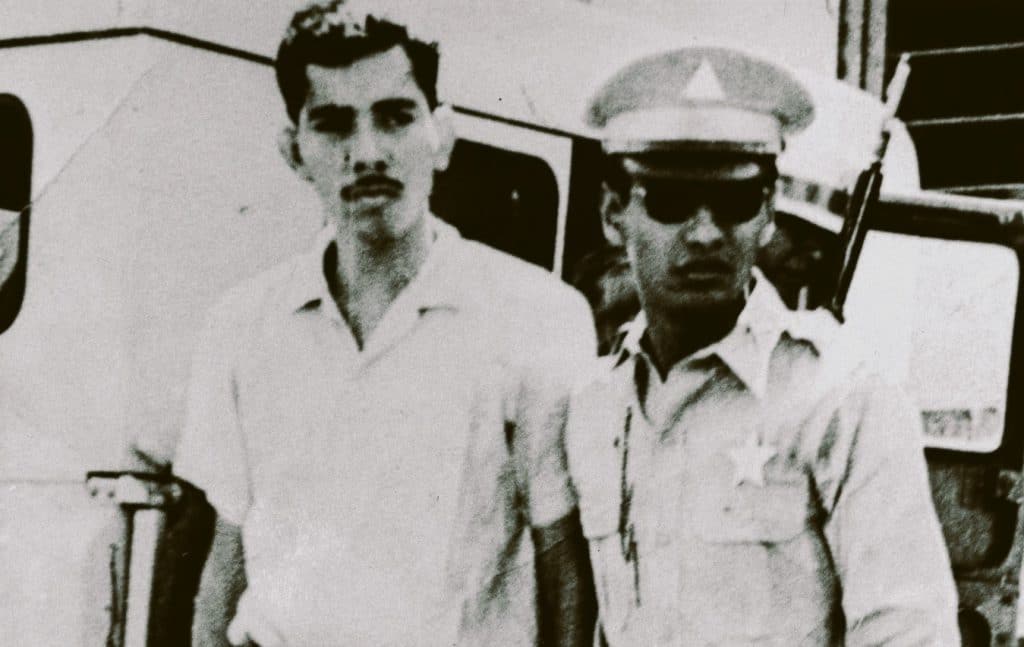 Daniel Ortega, fue apresado y torturado por la Guardia Somocista, durante 7 años, hasta su liberación, en 1974.