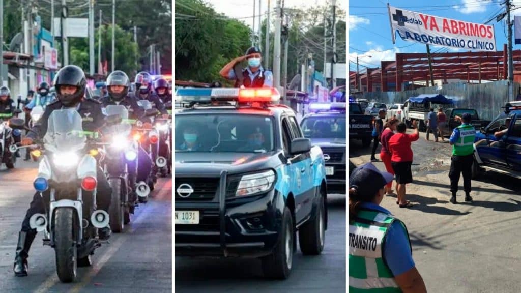 La Policía Nacional de Nicaragua se mantiene desplegada permanentemente en el país, en coordinación con la población.