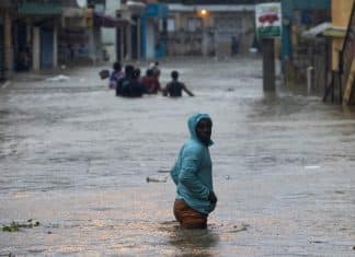 El fenómeno climático Franklin causa estragos por su paso