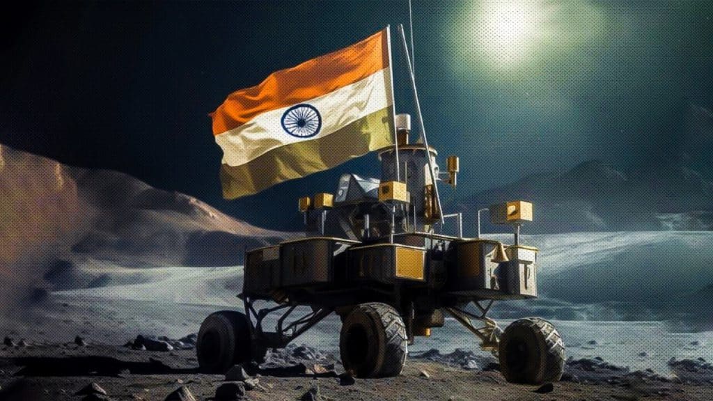 India marca aterrizaje lunar exitoso en el sur del satélite natural.