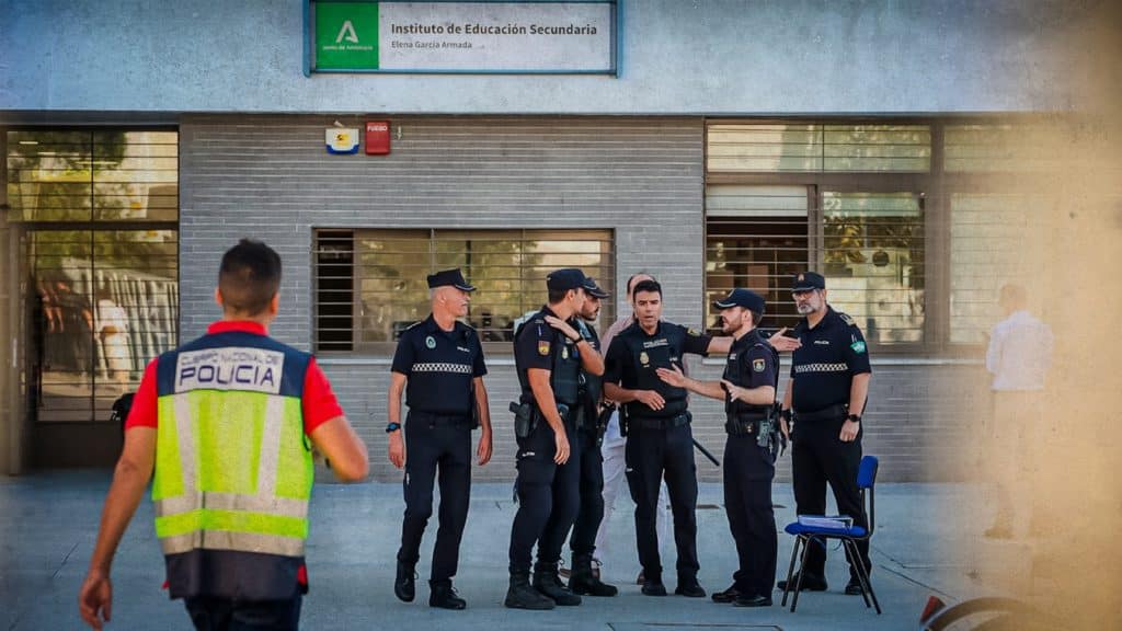 España: Menor de 14 años detenido por agresión en instituto