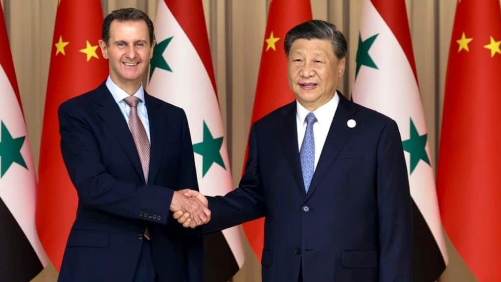 Estos acuerdos se celebran en el marco de la visita oficial por parte del presidente sirio a la República Popular de China.