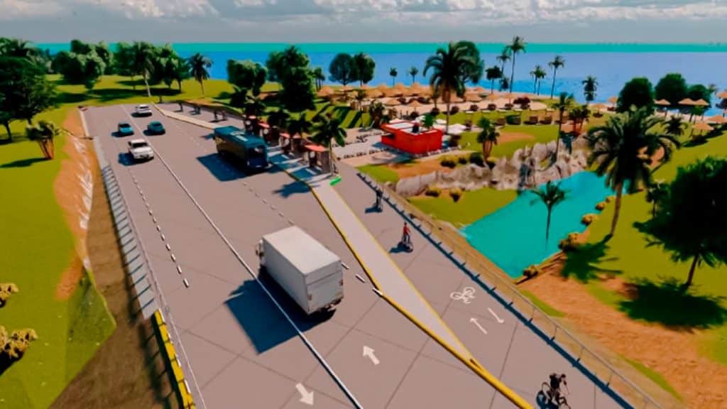 Nicaragua fortalece su infraestructura vial en el litoral pacífico.
