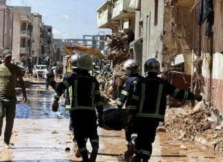Más de 54 mil víctimas en Libia por estragos de la tormenta Daniel