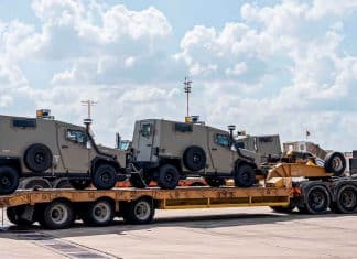 US delivers armored vehicles to Israel