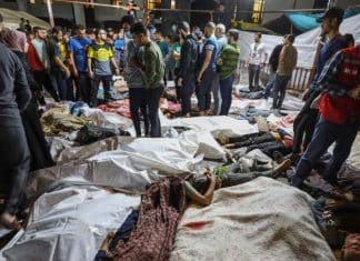 Israel perpetra genocidio en el ataque a hospital de Palestina con un saldo de 500 asesinados