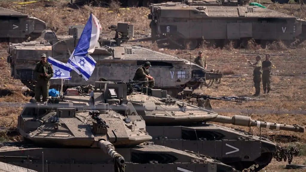 Despliegue militar en la región: Israel se prepara para ataque terrestre contra palestina.