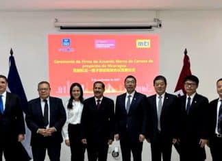 These are the road constructions that join the Nicaraguan projects in cooperation with China