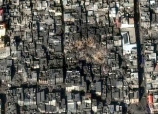 Imágenes satélites evidencian la destrucción del Campo de Refugiados de Yabalia en Gaza