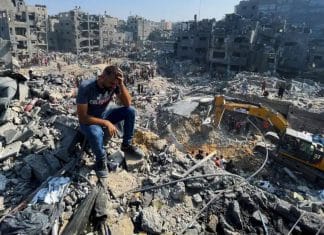 Imágenes de la destrucción del centro de refugiados de Yabalia tras segundo ataque israelí