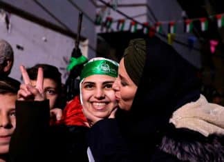 Continúa liberación de rehenes palestinos e israelíes durante acuerdo de tregua