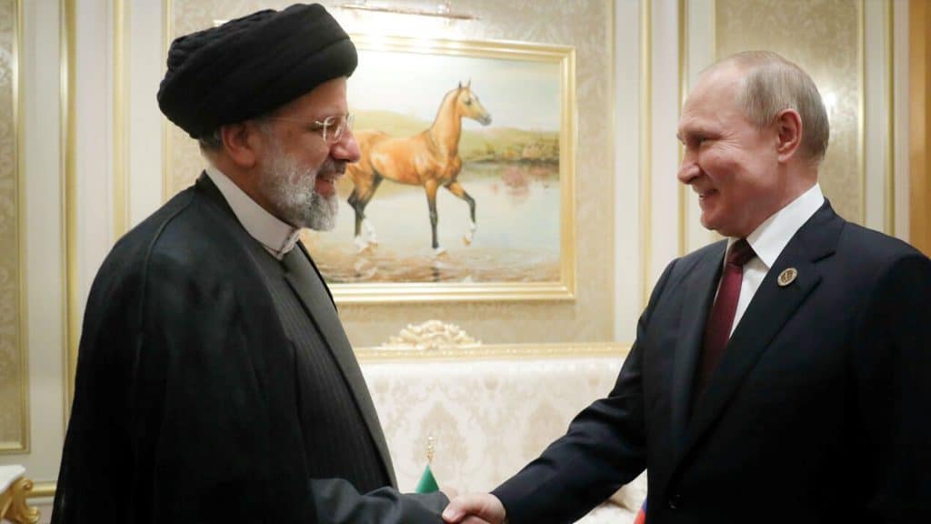 Raisi visits Russia and meets with Putin to address issues of common interest, including the crisis in Palestine.