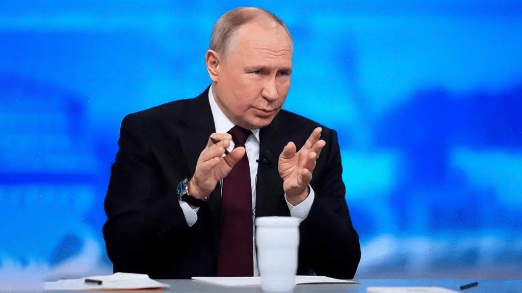El presidente ruso destacó una amplia matriz de temas en la "Línea Directa con Putin".