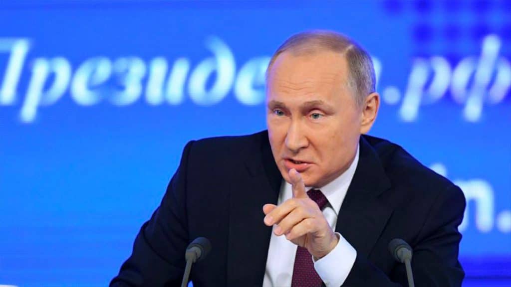Putin afirma que Rusia lidera la economía de la zona euro.