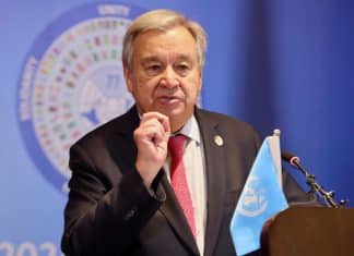 ONU pide en el G77+China una solución de dos Estados para Israel y Palestina