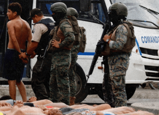 3000 detenidos en Ecuador desde el inicio del conflicto armado interno