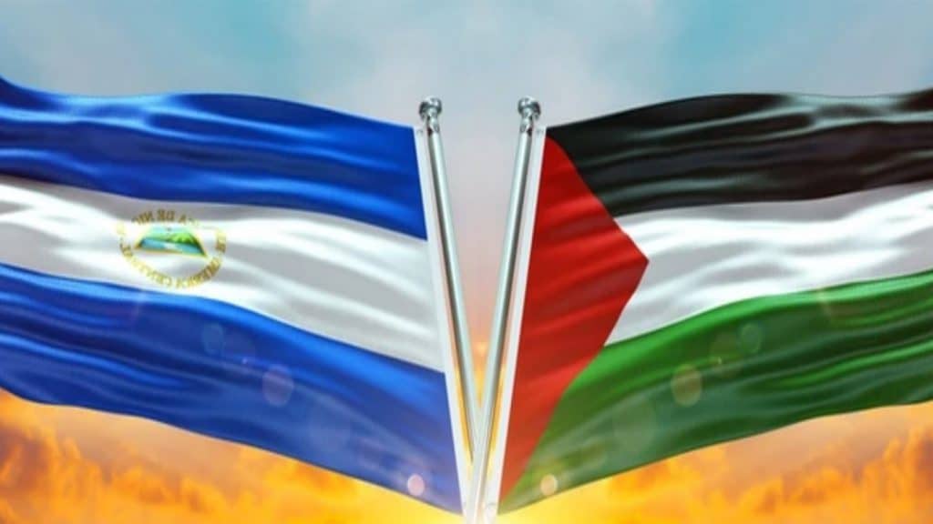 Nicaragua stands in solidarity with the Palestinian cause with the naming of the avenue and park in reference to that nation.