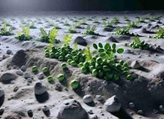 Así crecerían las plantas en la Luna