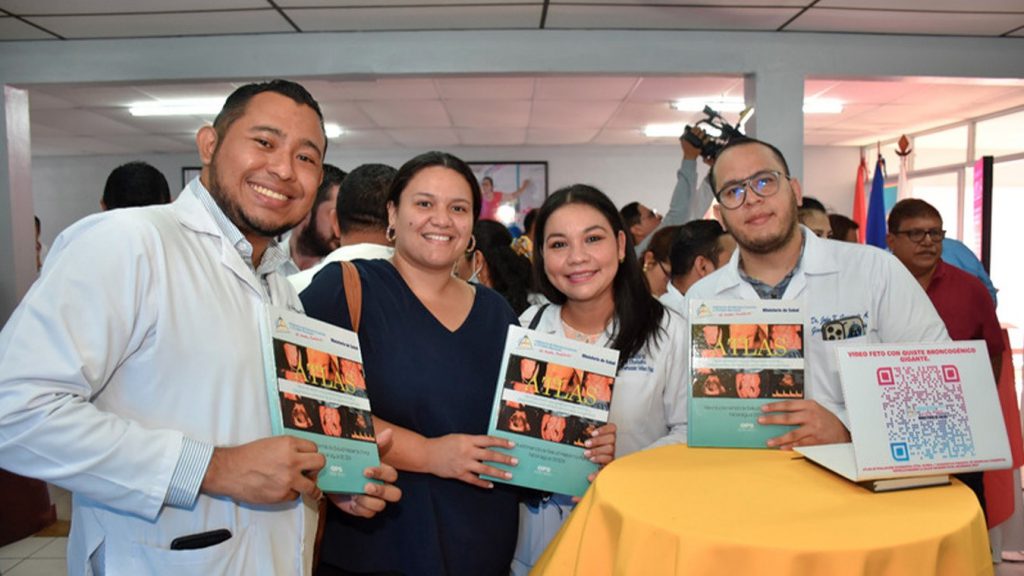 Ministerio de Salud de Nicaragua presenta “Atlas de Revisión con Ultrasonido del Bebé en el Vientre”. 
