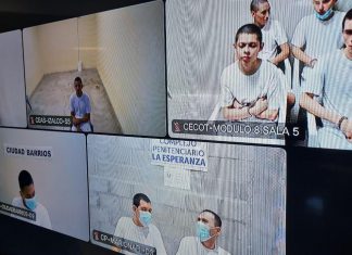 Inédito juicio masivo y virtual contra pandilleros en El Salvador