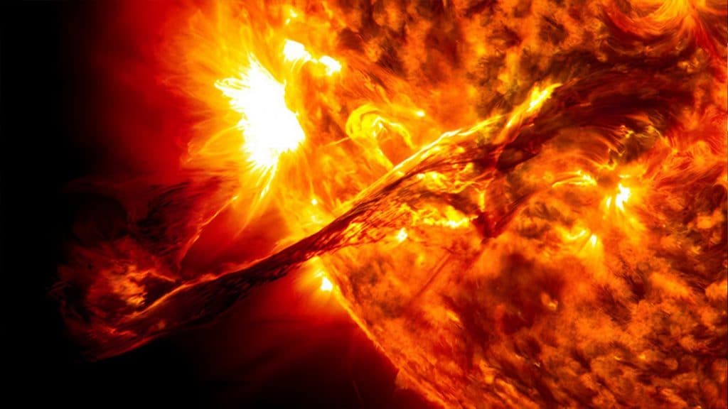 La más reciente erupción solar fue catalogada como la más potente