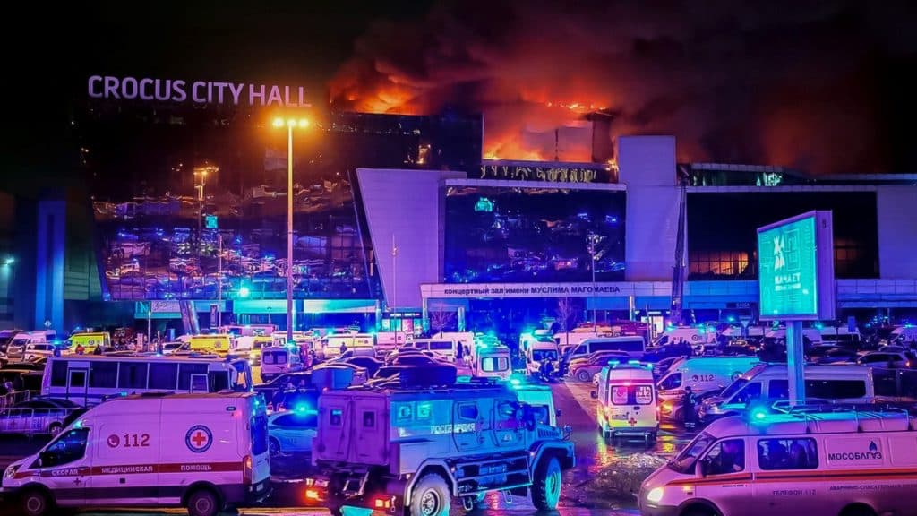 Nicaragua se solidariza con Rusia por las víctimas del ataque terrorista, en la sala de concierto Crocus City Hall de Moscú