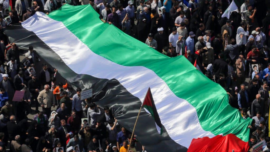 Iranies se movilizaron en el Dia mundial de Al- Quds, condenando los miles de asesinatos perpetrados por Israel, en Gaza