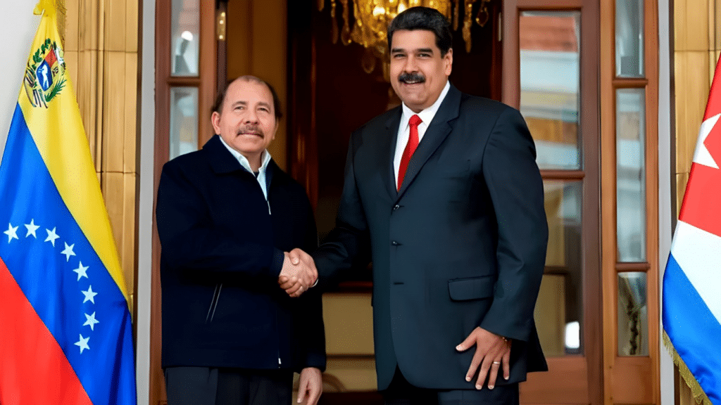 Mensaje de apoyo de Nicaragua a Venezuela en rechazo a política intervencionista de Estados Unidos.