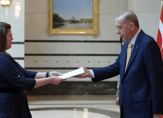 Ambassador of Nicaragua delivers credentials to the president of Türkiye