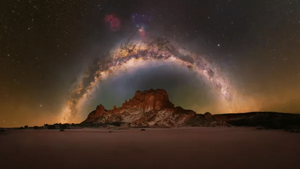 Fotografía: Rainbow Valley por Baillie Farley. Imagen capturada en Australia en la Reserva Natural de Rainbow Valley.