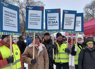 Finlandia prohíbe huelgas permanentes y anuncia sanciones Entre 2018 y 2022, Finlandia, perdió un promedio de alrededor de 350,000 hora-persona, debido a huelgas y protestas.