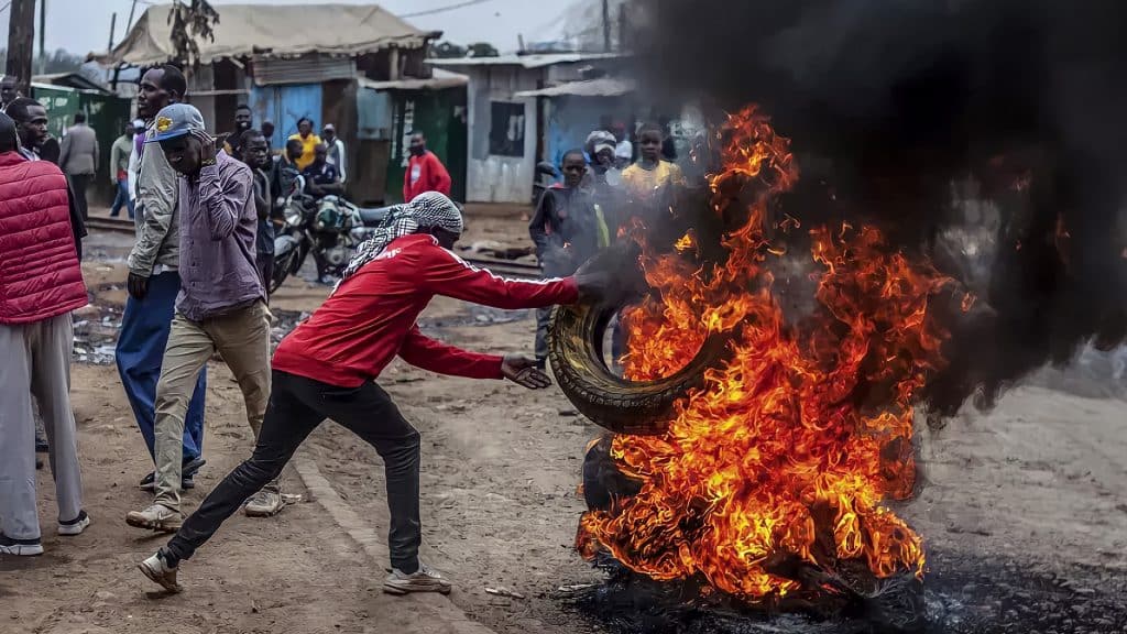 Las protestas en Kenia, dejaron muertos y heridos.