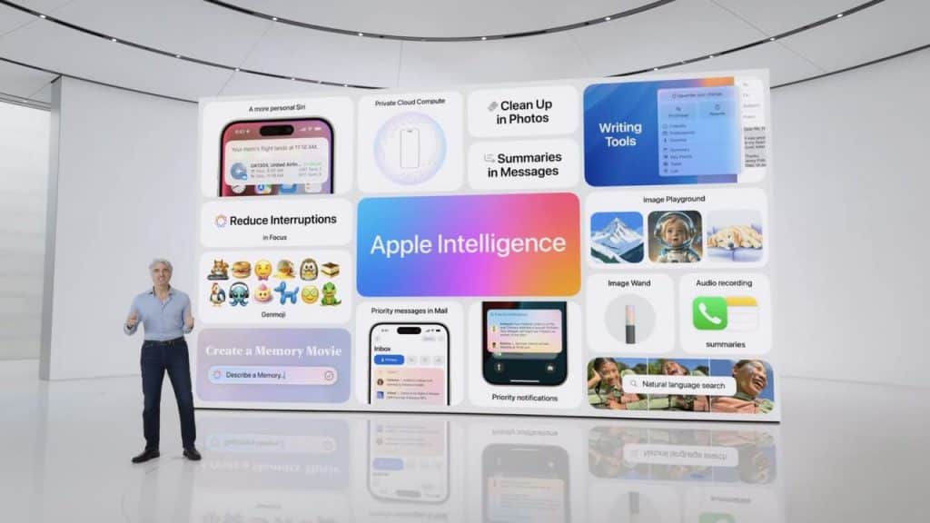 Apple presenta su propia inteligencia artificial: "Apple Intelligence".